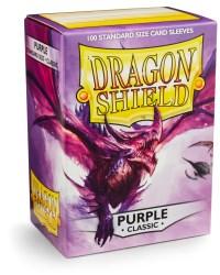 Dragon Shield Standard Size Card Sleeves 100 Count Classic Purple - Undiscovered Realm