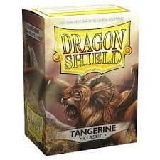 Dragon Shield Standard Size Card Sleeves 100 Count Classic Tangerine - Undiscovered Realm