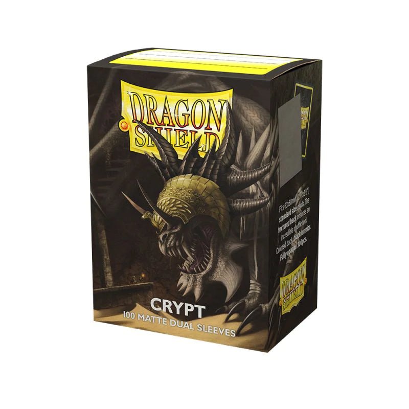 Dragon Shield Standard Size Card Sleeves 100 Count Dual Matte Crypt - Undiscovered Realm