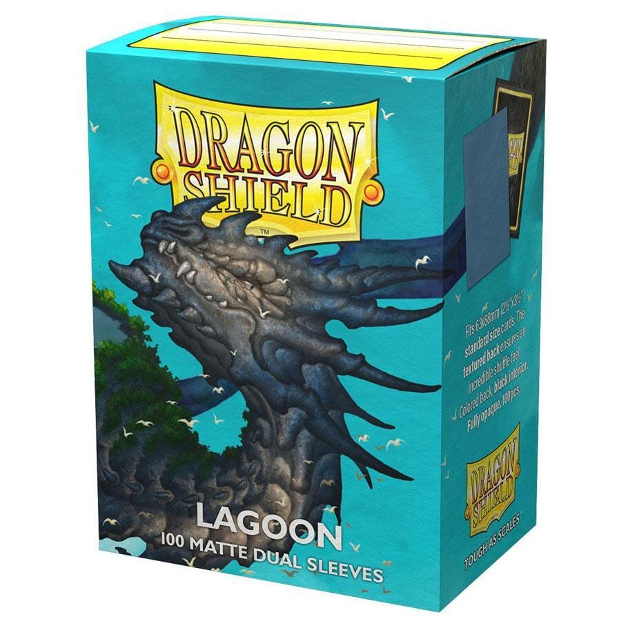 Dragon Shield Standard Size Card Sleeves 100 Count Dual Matte Lagoon - Undiscovered Realm