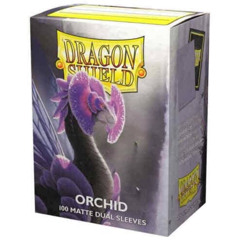 Dragon Shield Standard Size Card Sleeves 100 Count Dual Matte Orchid - Undiscovered Realm