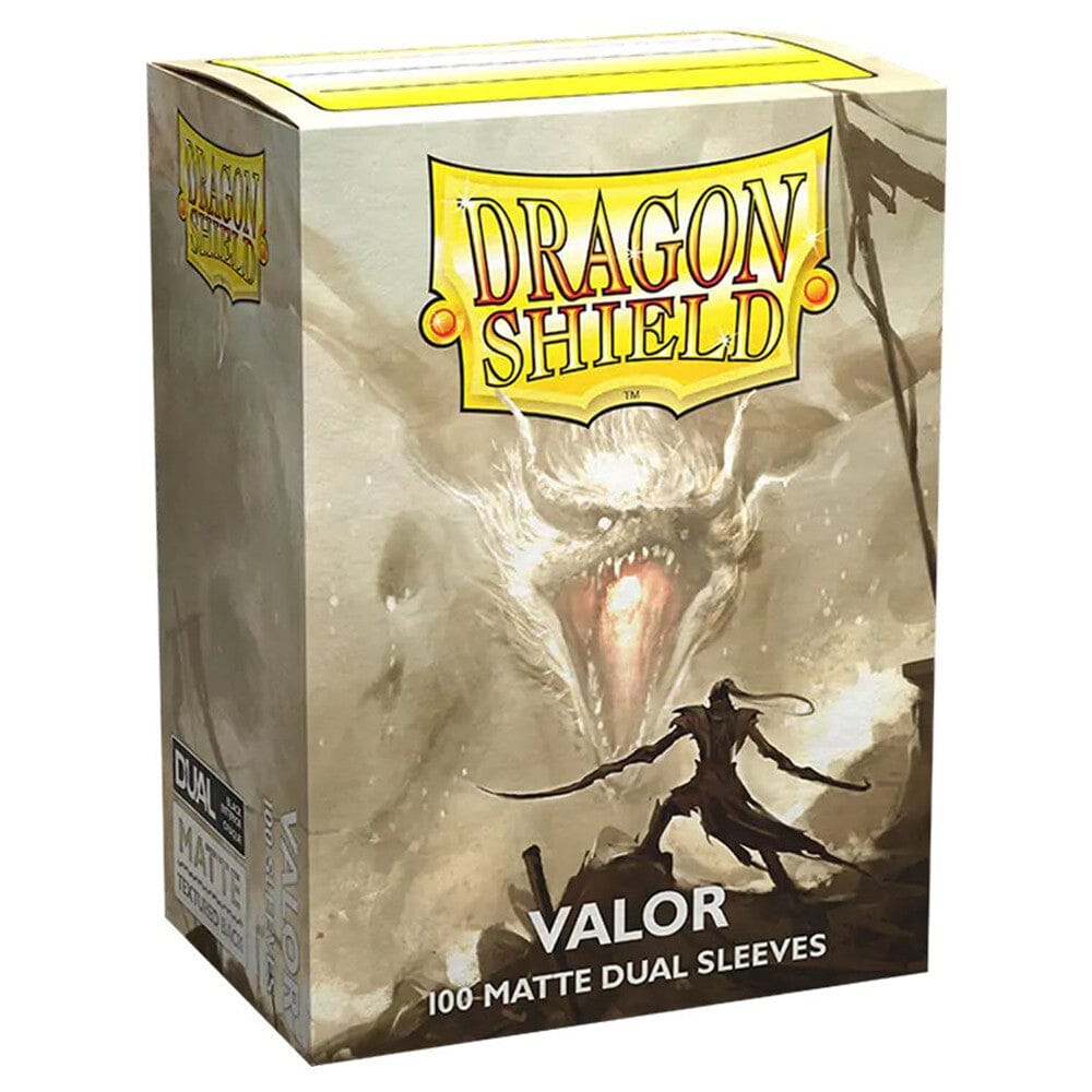 Dragon Shield Standard Size Card Sleeves 100 Count Dual Matte Valor - Undiscovered Realm