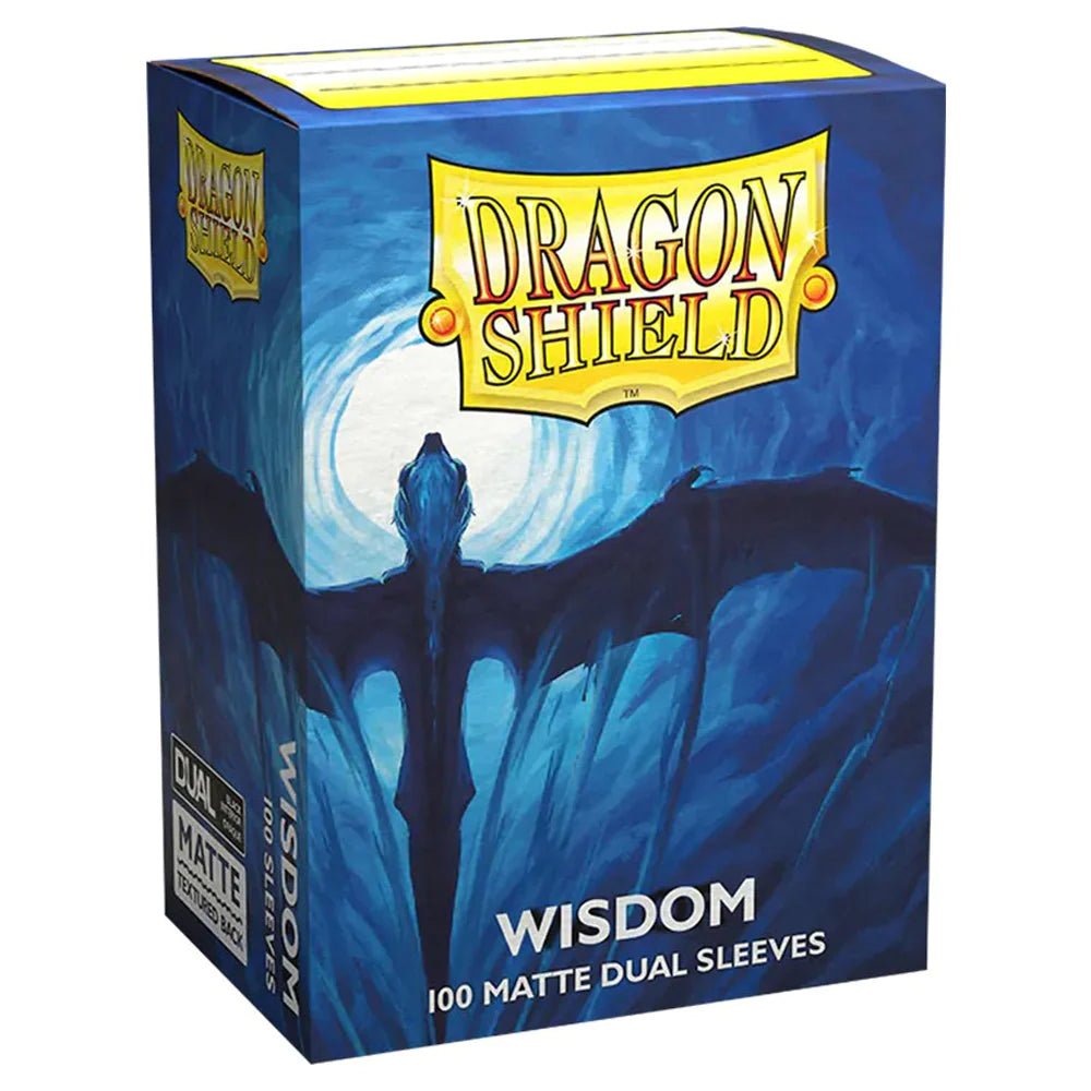 Dragon Shield Standard Size Card Sleeves 100 Count Dual Matte Wisdom - Undiscovered Realm