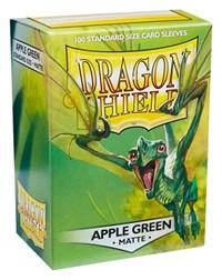 Dragon Shield Standard Size Card Sleeves 100 Count Matte Apple Green - Undiscovered Realm