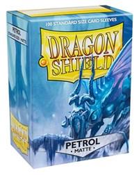 Dragon Shield Standard Size Card Sleeves 100 Count Matte Petrol - Undiscovered Realm