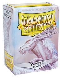 Dragon Shield Standard Size Card Sleeves 100 Count Matte White - Undiscovered Realm