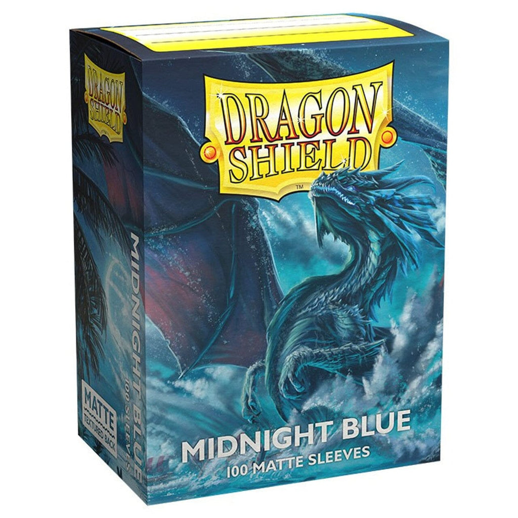 Dragon Shields: (100 ct) Matte Midnight Blue - Undiscovered Realm