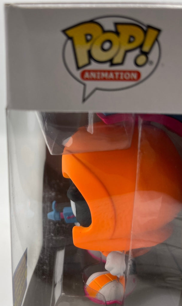 Duck Dodgers Marvin the Martian (Neon Orange) SDCC Exclusive Funko Pop! #143 (Light Box Damage) - Undiscovered Realm