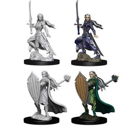 Dungeons and Dragons: Nolzur's Marvelous Unpainted Miniatures Female Elf Paladin - Undiscovered Realm