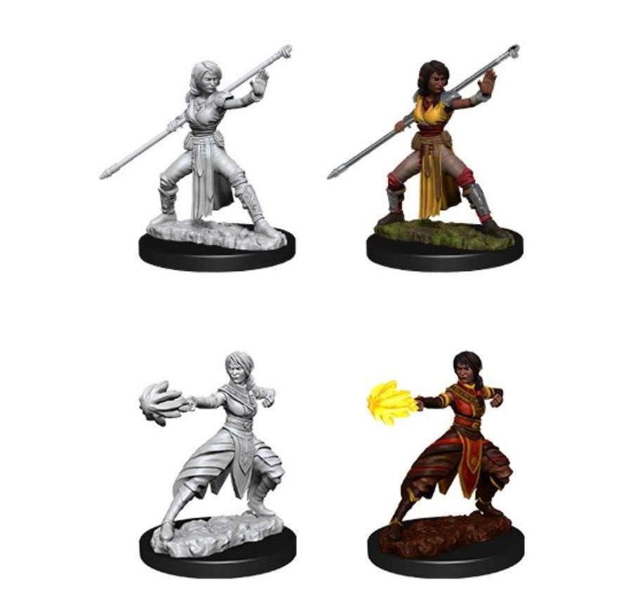 Dungeons and Dragons: Nolzur's Marvelous Unpainted Miniatures Female Half Elf Monk - Undiscovered Realm