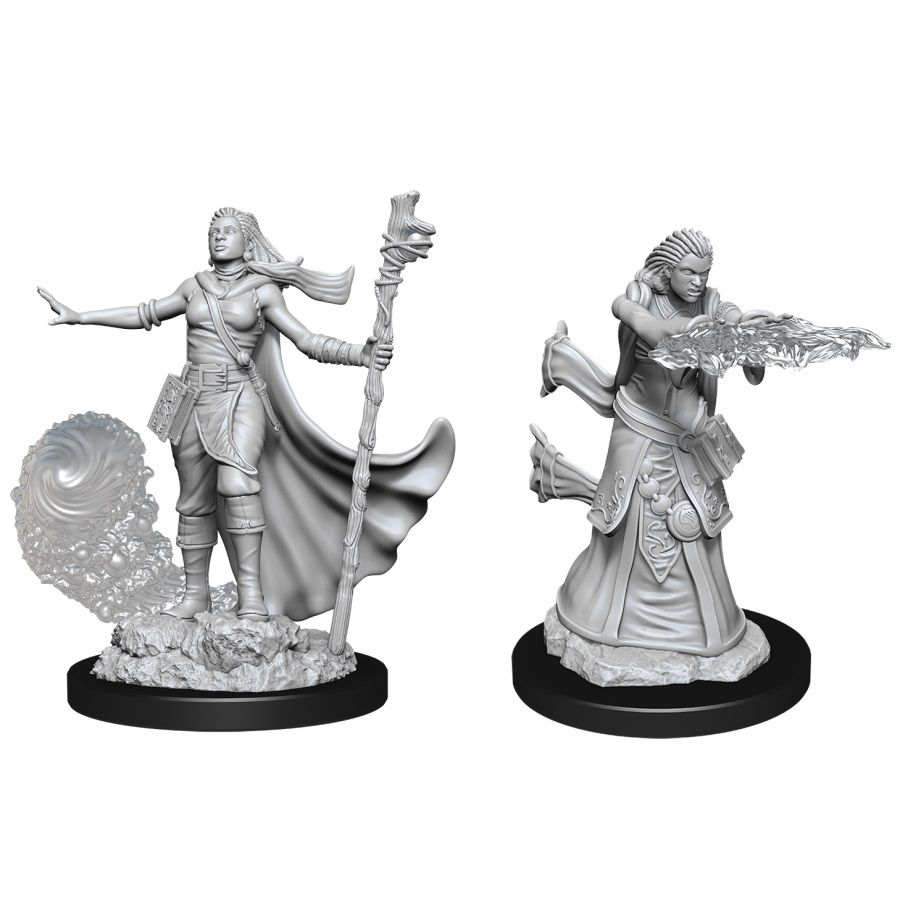 Dungeons and Dragons: Nolzur's Marvelous Unpainted Miniatures Female Human Wizard - Undiscovered Realm