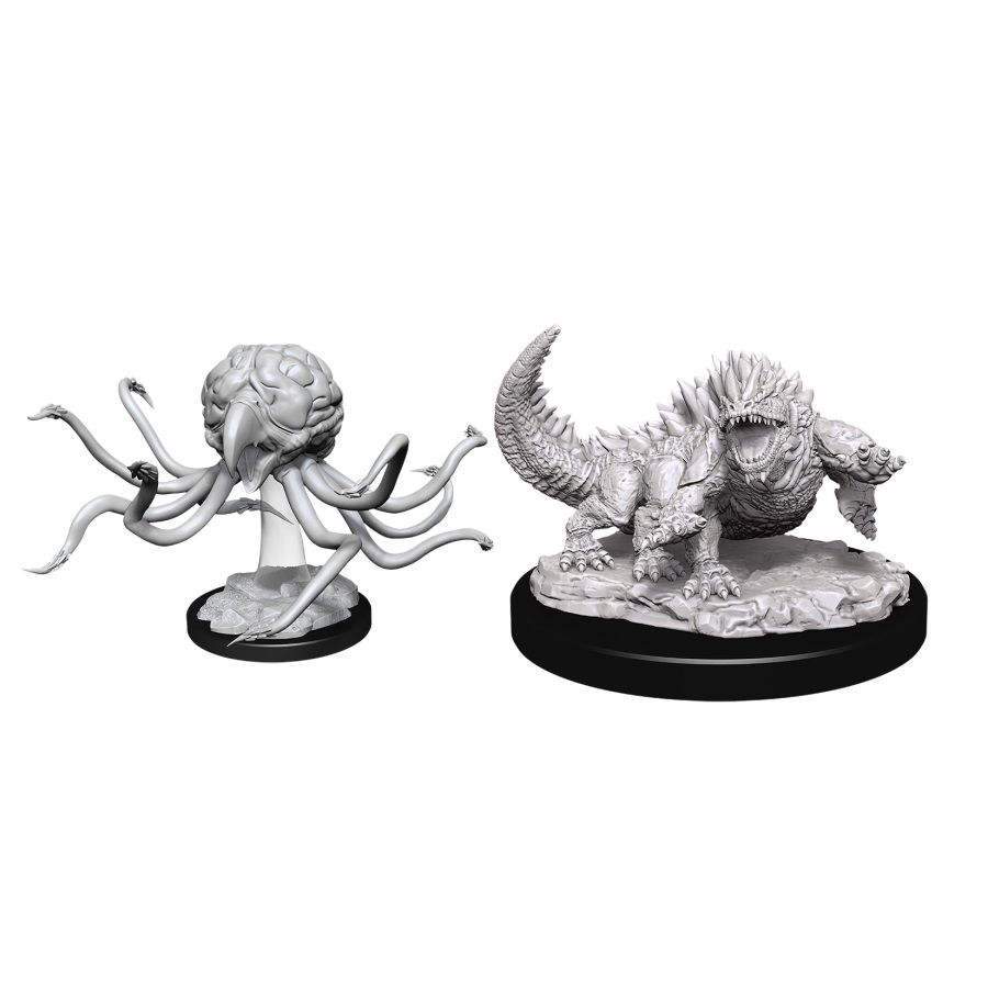 Dungeons and Dragons: Nolzur's Marvelous Unpainted Miniatures Grell and Basilisk - Undiscovered Realm