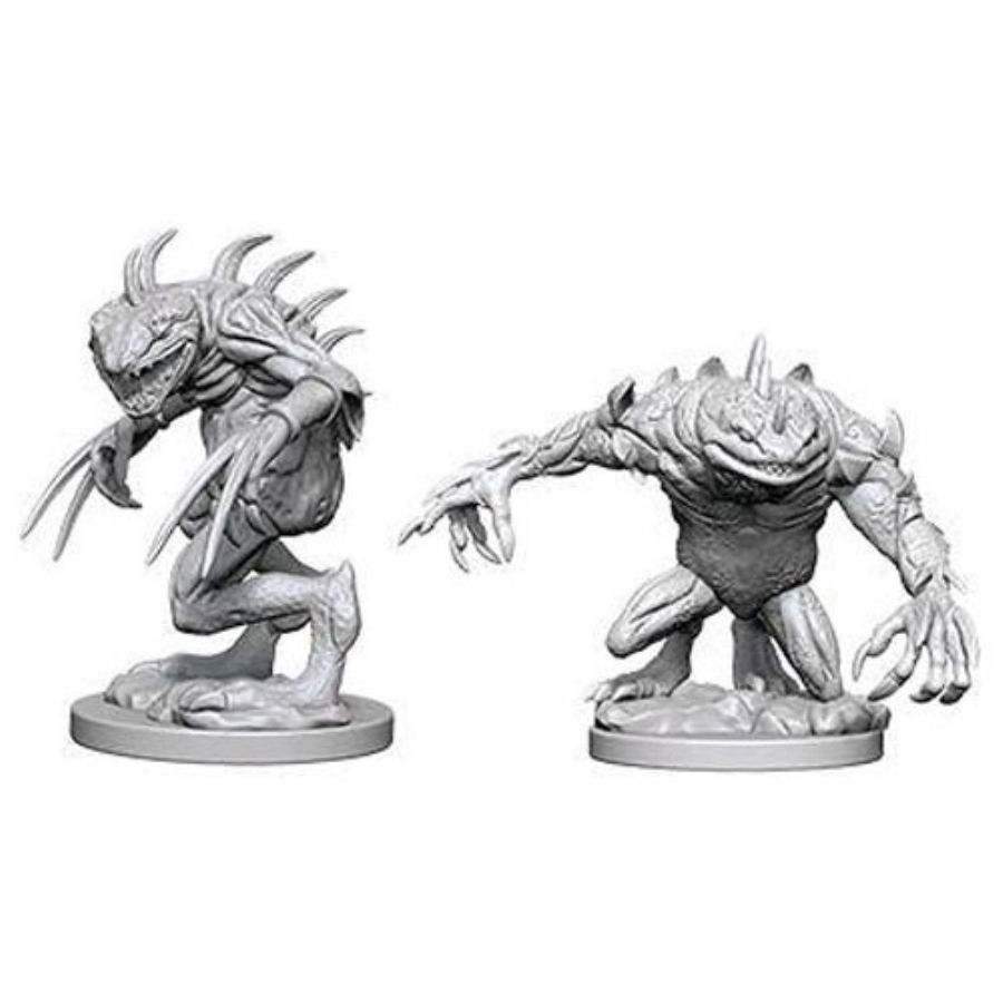 Dungeons and Dragons: Nolzur's Marvelous Unpainted Miniatures Grey Slaad and Death Slaad - Undiscovered Realm