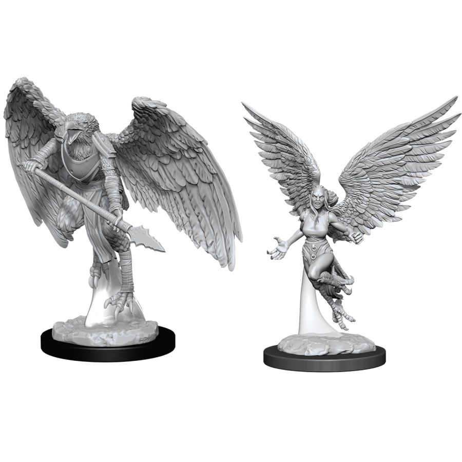 Dungeons and Dragons: Nolzur's Marvelous Unpainted Miniatures Harpy and Arakocra - Undiscovered Realm