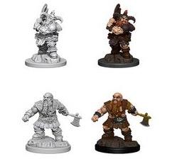 Dungeons and Dragons: Nolzur's Marvelous Unpainted Miniatures Male Dwarf Barbarian - Undiscovered Realm
