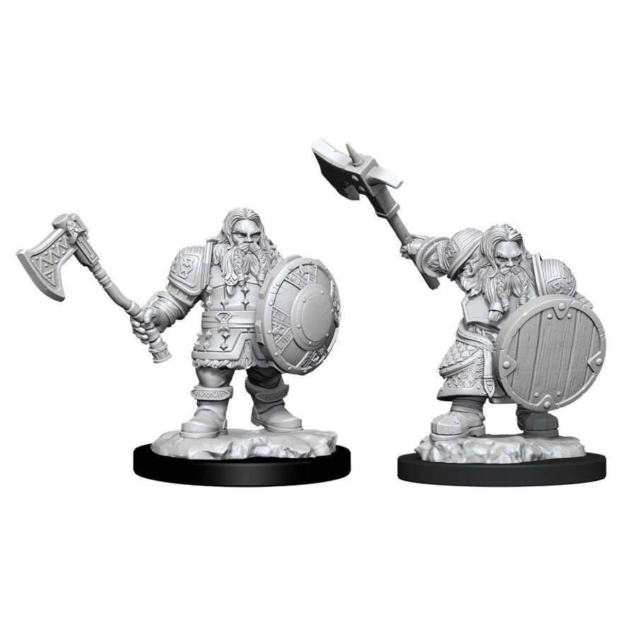 Dungeons and Dragons: Nolzur's Marvelous Unpainted Miniatures Male Dwarf Fighter - Undiscovered Realm