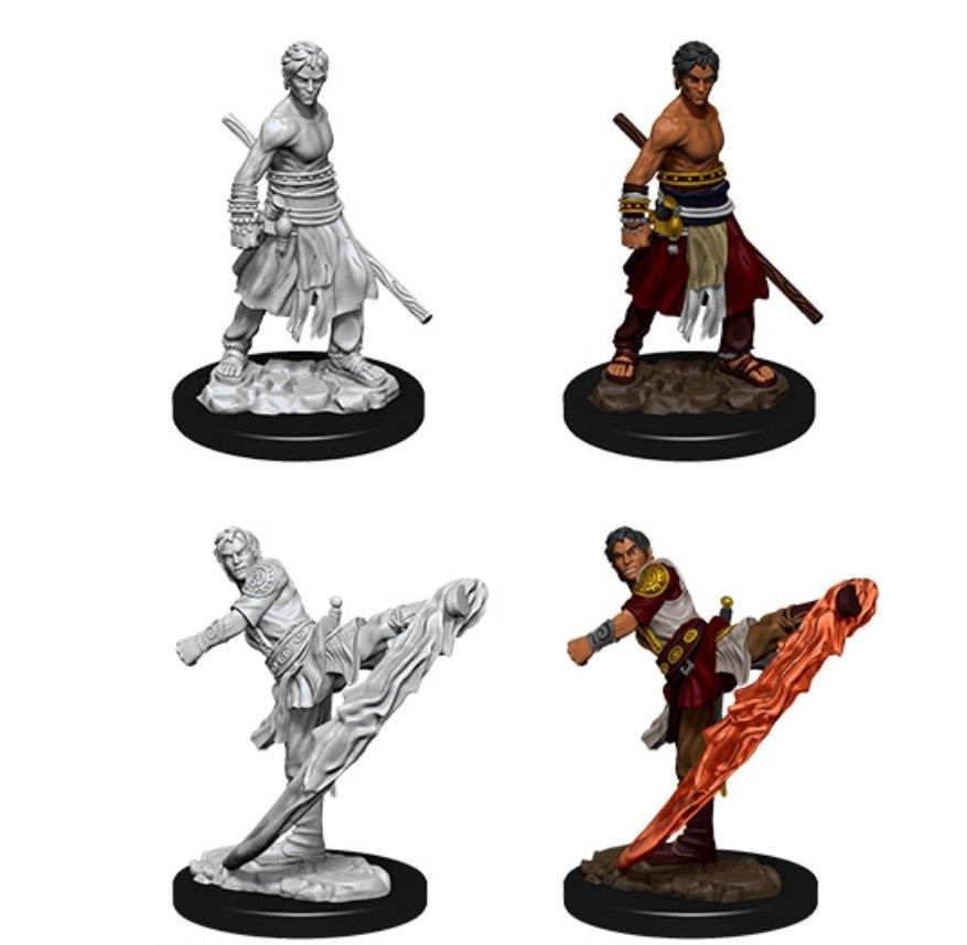 Dungeons and Dragons: Nolzur's Marvelous Unpainted Miniatures Male Halfelf Monk - Undiscovered Realm