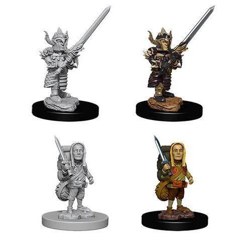 Dungeons and Dragons: Nolzur's Marvelous Unpainted Miniatures Male Halfling Fighter - Undiscovered Realm