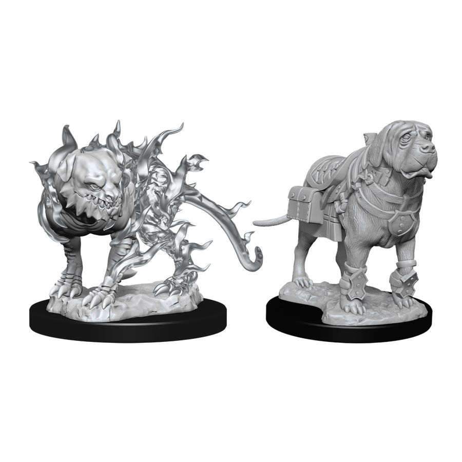 Dungeons and Dragons: Nolzur's Marvelous Unpainted Miniatures Mastif and Shadow Mastif - Undiscovered Realm
