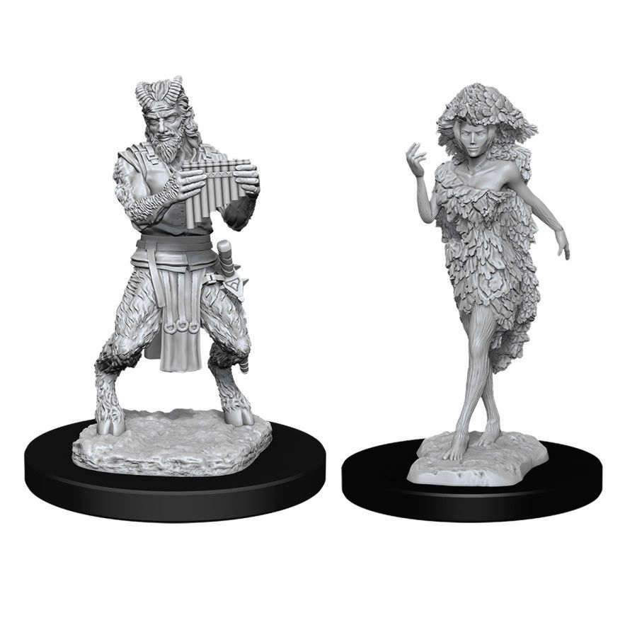 Dungeons and Dragons: Nolzur's Marvelous Unpainted Miniatures Satyr and Dryad - Undiscovered Realm