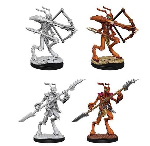 Dungeons and Dragons: Nolzur's Marvelous Unpainted Miniatures Thri Kreen - Undiscovered Realm