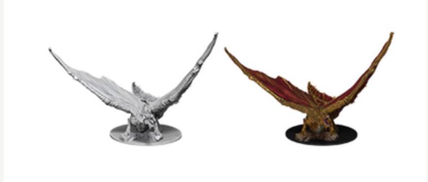 Dungeons and Dragons: Nolzur's Marvelous Unpainted Miniatures Young Brass Dragon - Undiscovered Realm