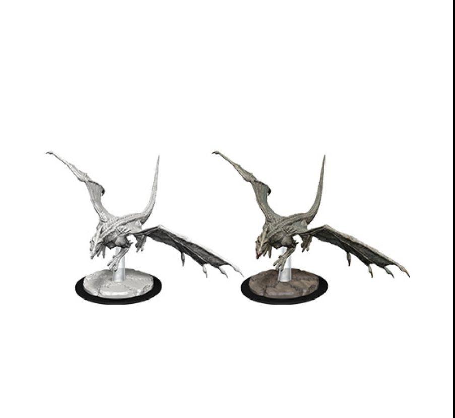 Dungeons and Dragons: Nolzur's Marvelous Unpainted Miniatures Young White Dragon - Undiscovered Realm
