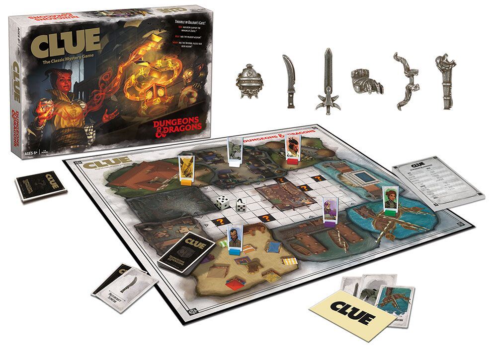 Dungeons & Dragons Clue Board Game - Undiscovered Realm