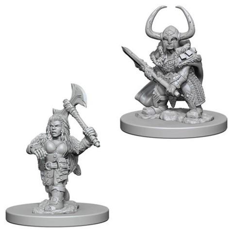 Dungeons & Dragons: Nolzur's Marvelous Unpainted Miniatures - Dwarf Female Barbarian - Undiscovered Realm