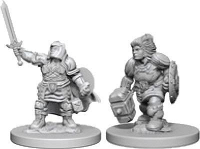 Dungeons & Dragons: Nolzur's Marvelous Unpainted Miniatures - Dwarf Female Paladins - Undiscovered Realm