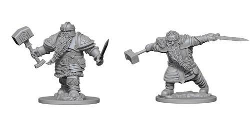 Dungeons & Dragons: Nolzur's Marvelous Unpainted Miniatures - Dwarf Male Fighters - Undiscovered Realm