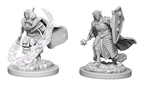 Dungeons & Dragons: Nolzur's Marvelous Unpainted Miniatures - Elf Male Cleric (2) - Undiscovered Realm