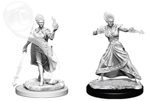 Dungeons & Dragons: Nolzur's Marvelous Unpainted Miniatures - Fire Genasi Female Wizard (2) - Undiscovered Realm
