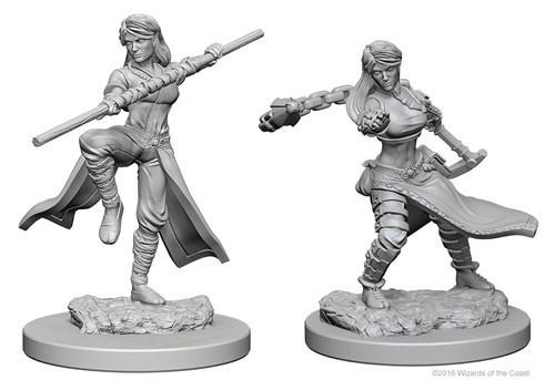 Dungeons & Dragons: Nolzur's Marvelous Unpainted Miniatures - Human Female Monks - Undiscovered Realm