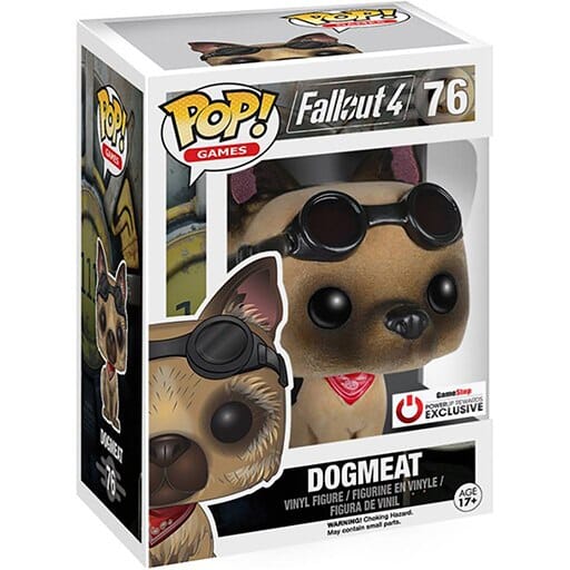 Fallout 4 Dogmeat (Flocked) Exclusive Funko Pop! #76 - Undiscovered Realm