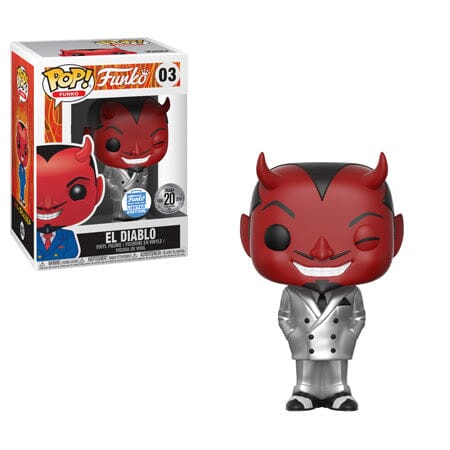 Fantastik Plastik El Diablo (Silver Suit) Exclusive Funko Pop! #03 - Undiscovered Realm