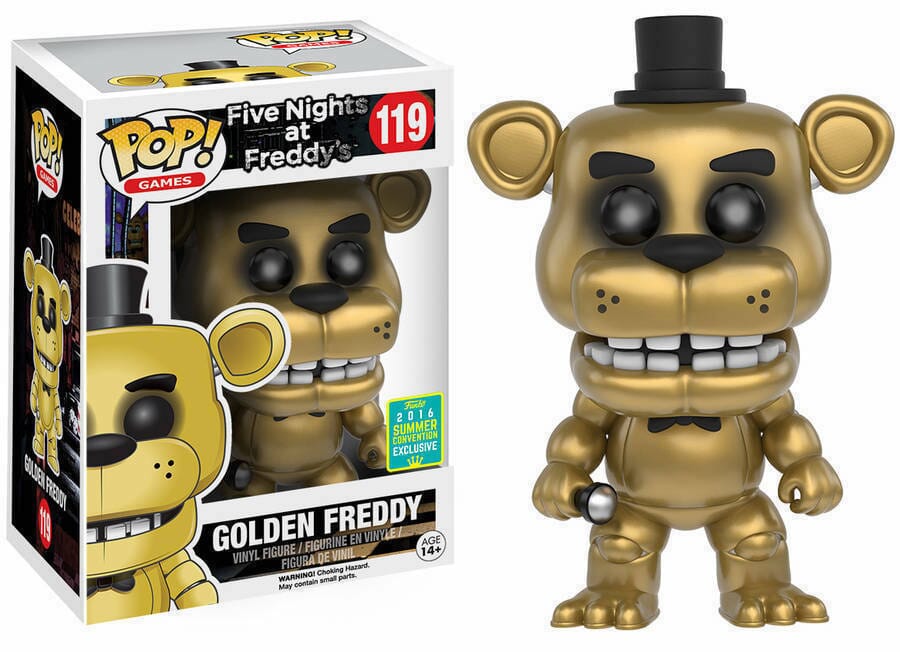 Five Nights at Freddy's Golden Freddy Summer Convention Exclusive Funko Pop! #119