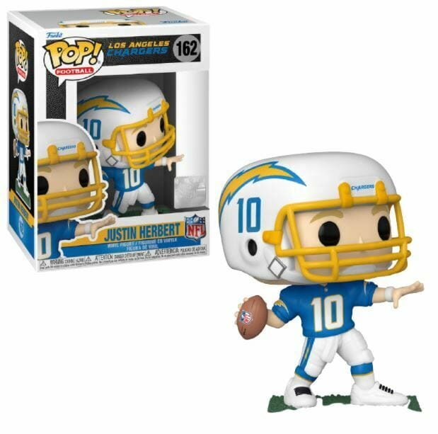 Football Los Angeles Chargers Justin Herbert Funko Pop! #162 Funko 