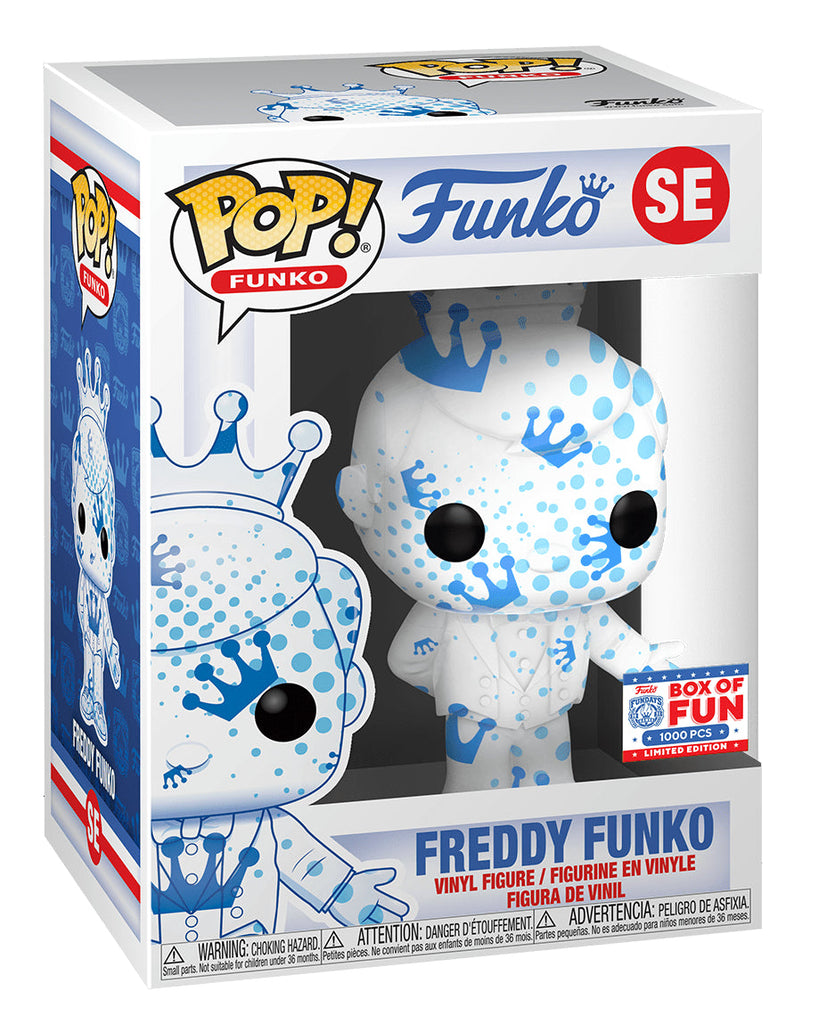 Freddy Funko Artist Series (White, Blue & Light Blue) Fundays Exclusive Funko Pop! (1000 PCS)