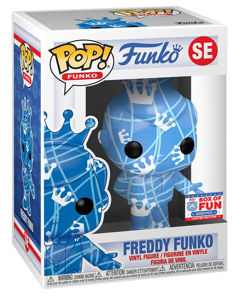 Freddy Funko Artist Series(Blue & White with Stripes) Fundays Exclusive Funko Pop! (2000 PCS)