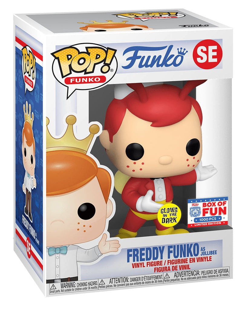 Freddy Funko As Jollibee Glow Exclusive Funko Pop! (1000 PCS)