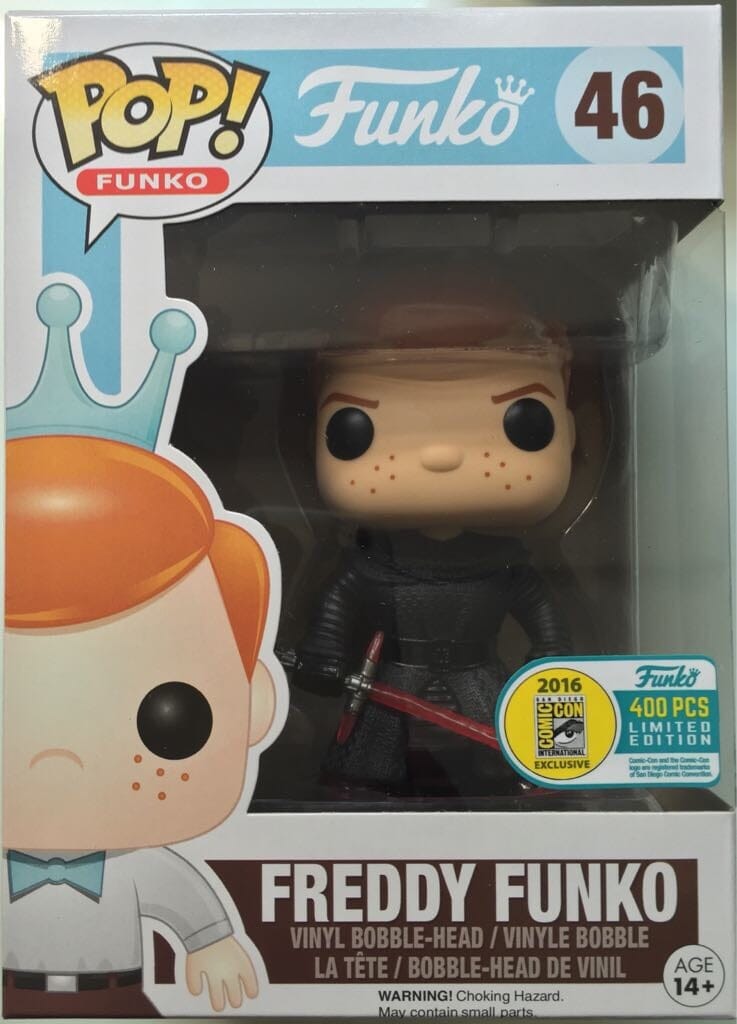 Freddy Funko as Kylo Ren SDCC Exclusive Funko Pop! #46 (Limited 400 Pcs)