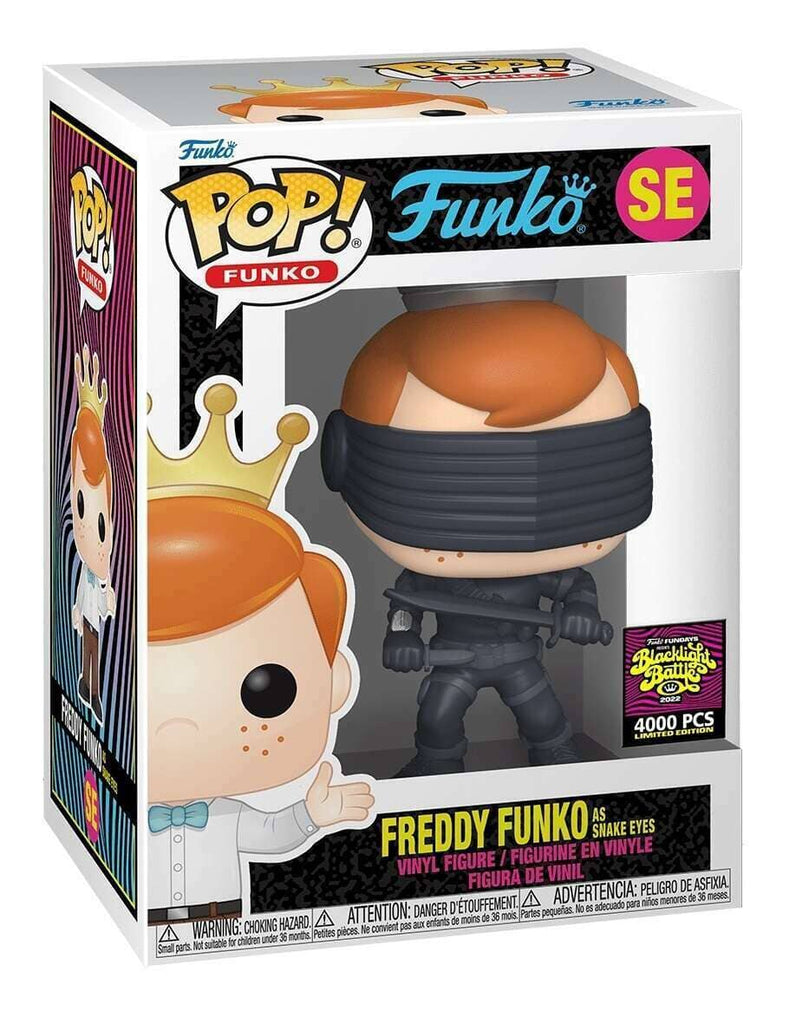 Freddy Funko as Snake Eyes Blacklight Battle Fundays Exclusive Funko Pop! (4000 PCS)