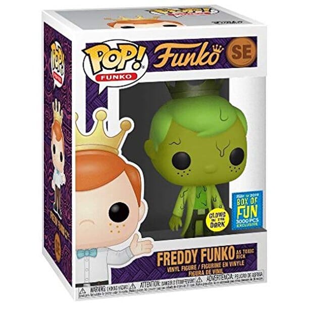 Freddy Funko as Toxic Rick Glow Box of Fun Fundays Exclusive Funko Pop! (3000 PCS)