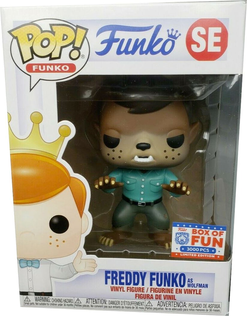 Freddy Funko as Wolfman (Box of Fun) Funkon Exclusive Funko Pop! (3000 Pcs)