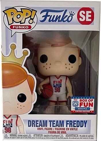 Freddy Funko Dream Team Freddy (Box of Fun) Funkon Exclusive Funko Pop! (5000 Pcs)