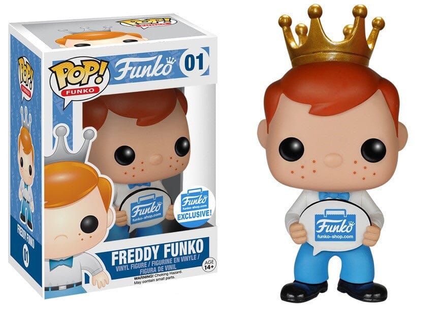Freddy Funko Holding Funko Sign Exclusive Funko Pop! #01
