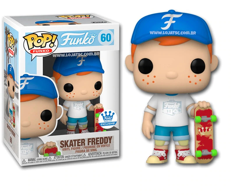 Freddy Funko Skater Freddy Exclusive Funko Pop! #60