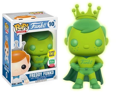 Freddy Funko (Superhero) Glow Exclusive Funko Pop! #10 (5000 PCS)