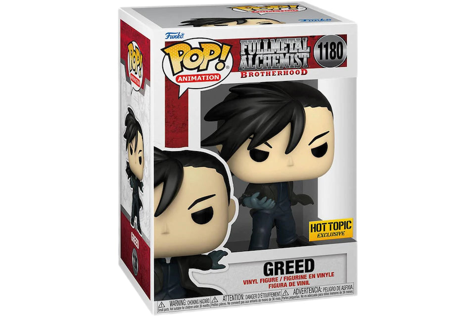 Fullmetal Alchemist Brotherhood Greed Exclusive Funko Pop! #1180